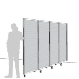 Separè a parete ALA ROTOFOOT LIGHT "alveolare" - cm 405x190h (4 elementi) - Separè a parete ALA ROTOFOOT LIGHT 