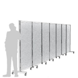 Separè autostabile ALA ROLLER "laminato" - cm 716x190h (7 elementi) - Separè autostabile ALA ROLLER 