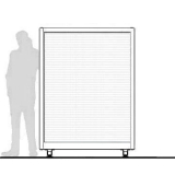 Pannello divisorio ALA "alveolare" dotato di coppia piedi AAP02 - cm 150x180h - Pannello divisorio ALA 