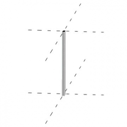 Montante MACRO.OFX - cm 4x4x180h