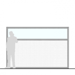 Pannello divisorio MACRO "finestrato alveolare" - cm 300x200h 