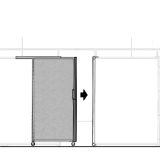 Pannello scorrevole MACRO "laminato" - cm 100x200h  - Pannello scorrevole MACRO 