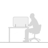 Schermo divisorio ONDESK LIGHT - cm 70x45h - Schermo divisorio ONDESK LIGHT - cm 70x45h