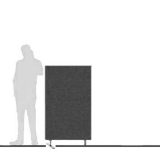 Pannello divisorio TXT di prosecuzione con 1 base dritta - cm 80x140h - Pannello divisorio TXT di prosecuzione con 1 base dritta - cm 80x140h