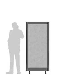 Pannello divisorio XILOX "feltro" - cm 80x180h