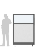 Pannello divisorio XILOX "finestrato laminato" - cm120x180h  - Pannello divisorio XILOX 