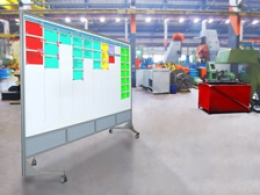 Lavagna magnetica su ruote MACRO LAVAGNA cm.206x208h