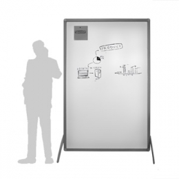 Lavagna MACROSMART  "bianca magnetica"- cm 131x200h 